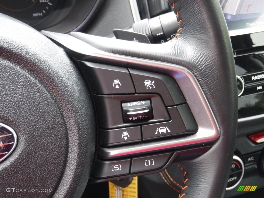 2020 Subaru Crosstrek 2.0 Premium Black Steering Wheel Photo #146094588