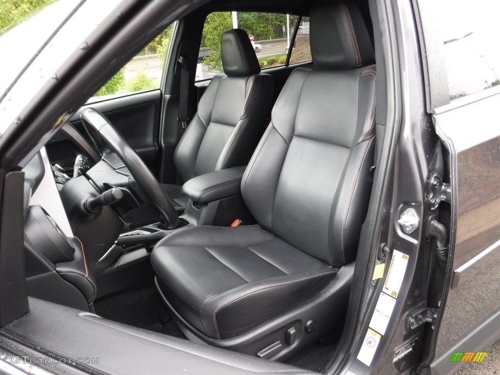 Black Interior 2018 Toyota RAV4 SE AWD Photo #146095362