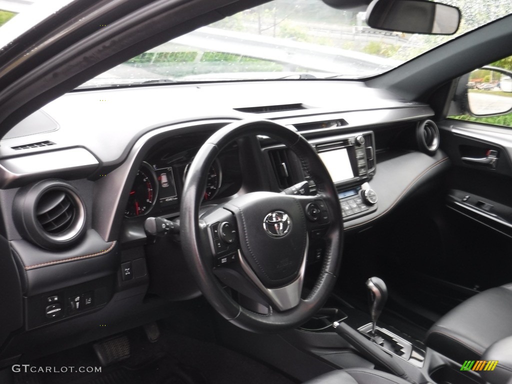 2018 Toyota RAV4 SE AWD Black Dashboard Photo #146095395