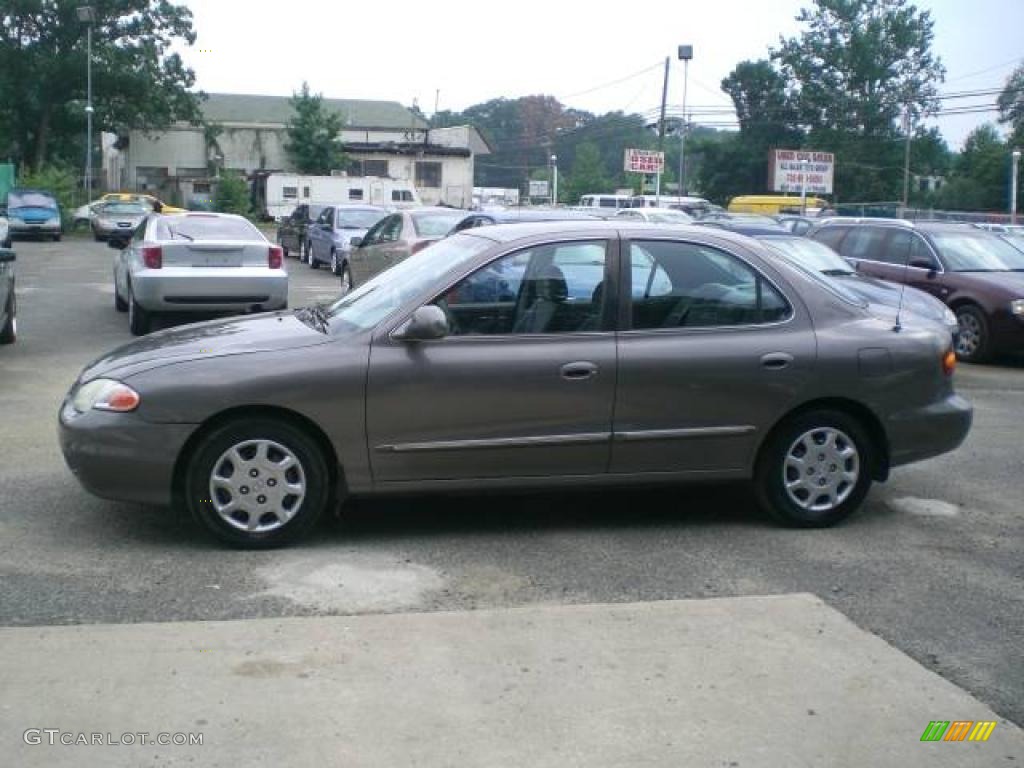 2000 Elantra GLS Sedan - Slate Gray / Gray photo #4