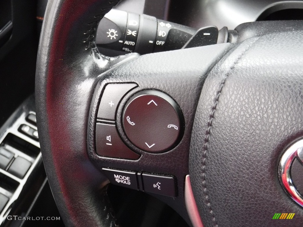 2018 Toyota RAV4 SE AWD Black Steering Wheel Photo #146095467