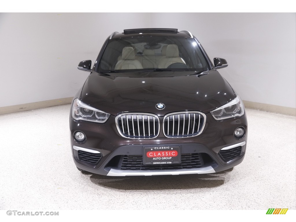 2017 X1 xDrive28i - Sparkling Brown Metallic / Canberra Beige photo #2