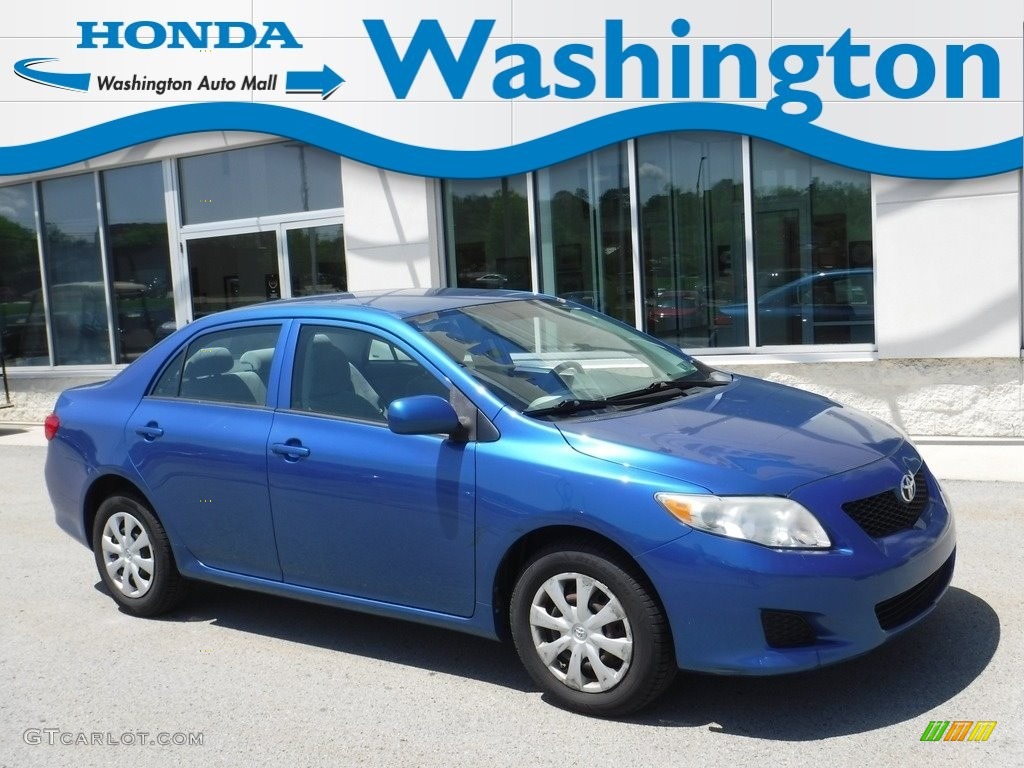 2010 Corolla LE - Blue Streak Metallic / Bisque photo #1