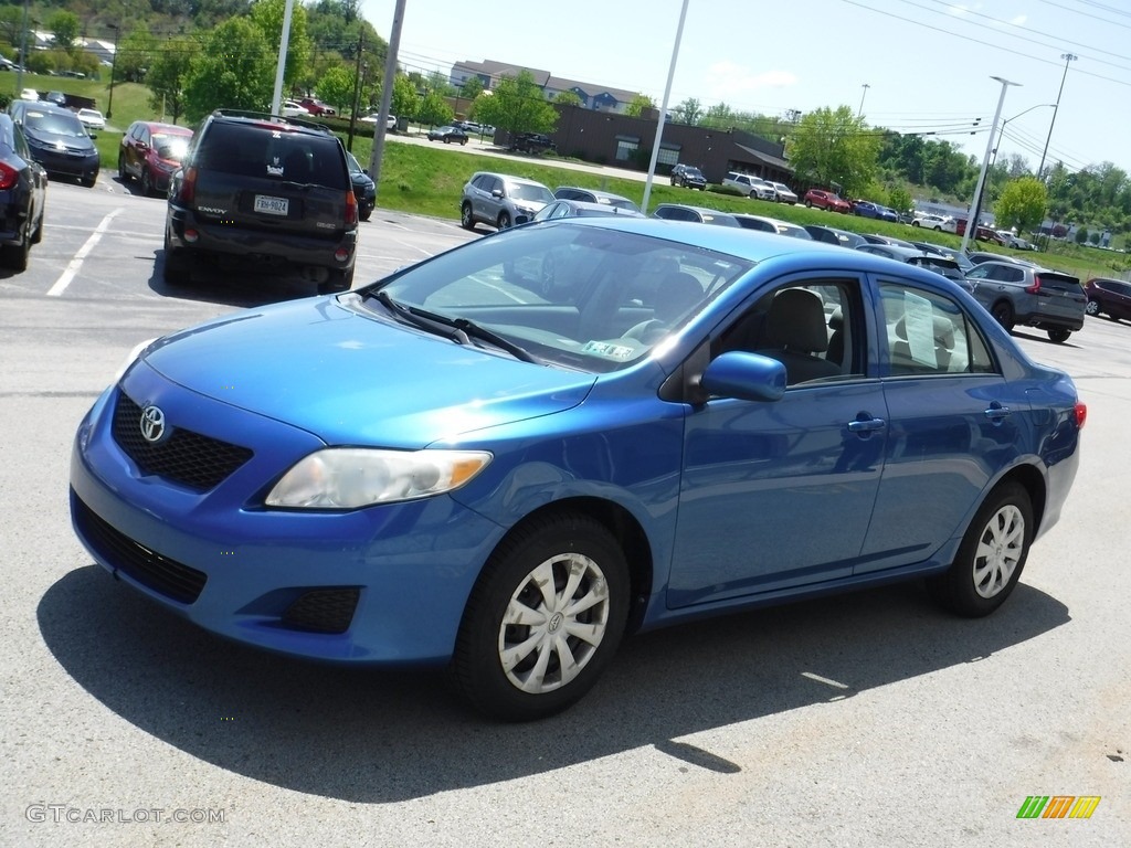 2010 Corolla LE - Blue Streak Metallic / Bisque photo #5