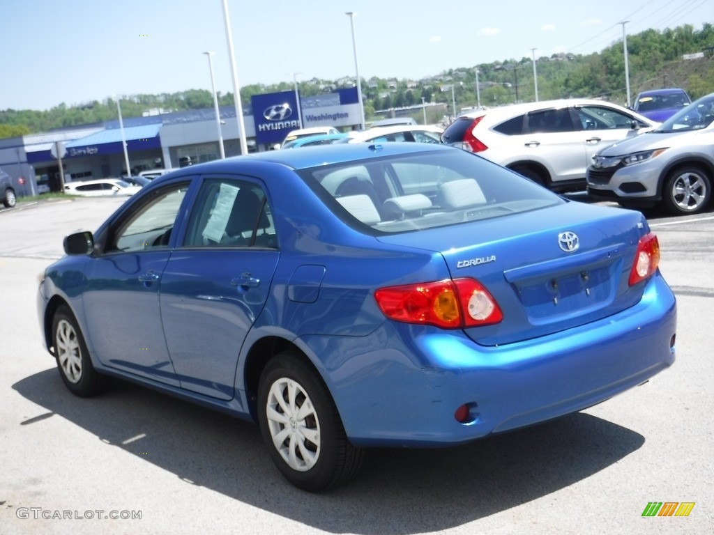 2010 Corolla LE - Blue Streak Metallic / Bisque photo #6