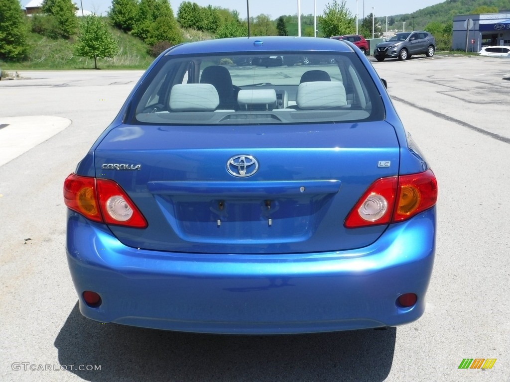 2010 Corolla LE - Blue Streak Metallic / Bisque photo #7