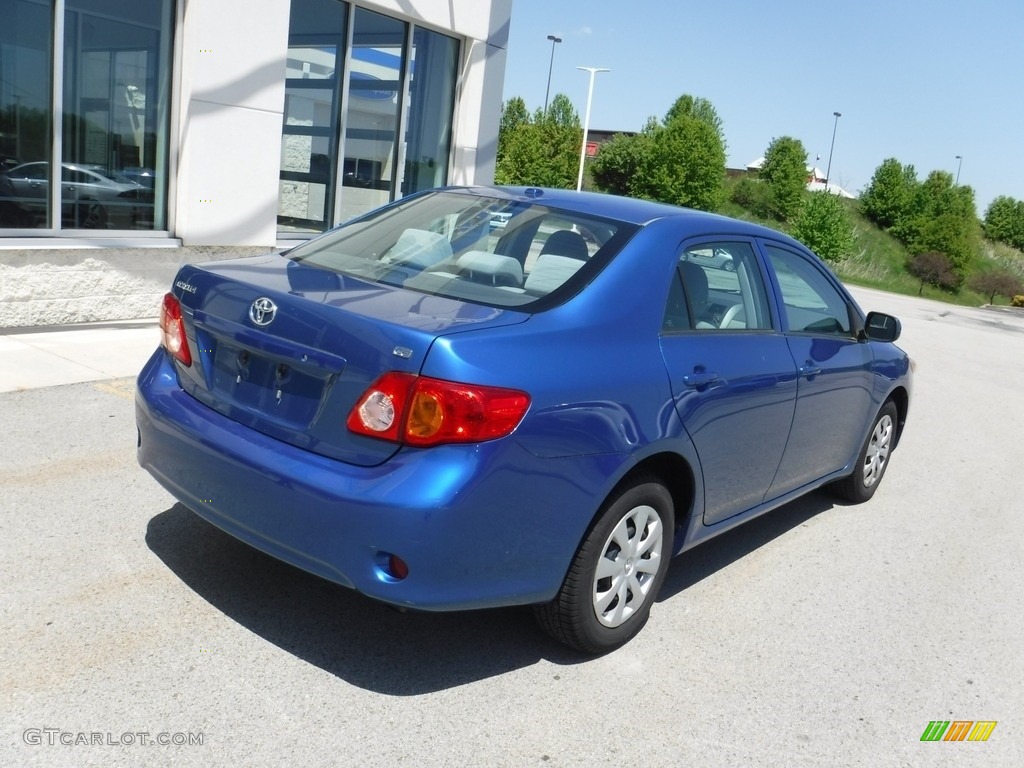 2010 Corolla LE - Blue Streak Metallic / Bisque photo #8