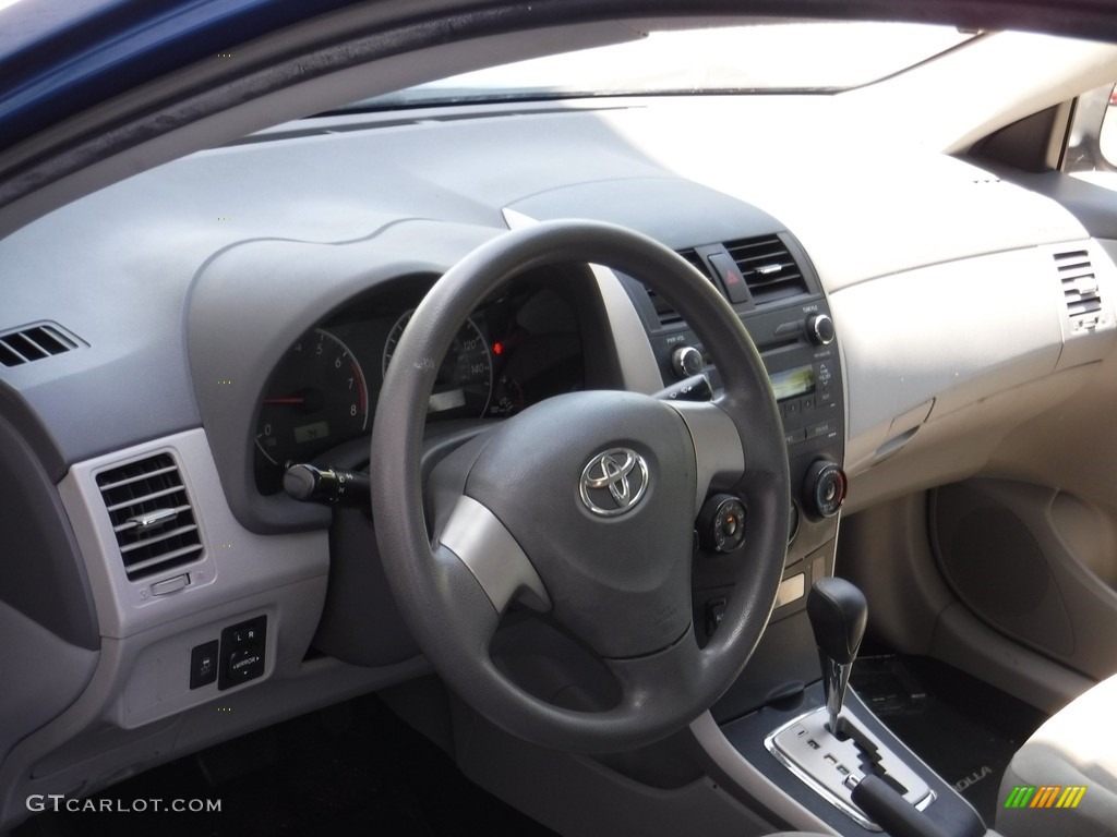 2010 Corolla LE - Blue Streak Metallic / Bisque photo #11