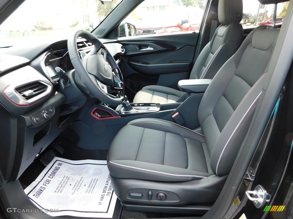 Jet Black/Red Accent Interior 2023 Chevrolet TrailBlazer RS AWD Photo #146097543