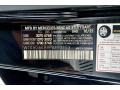 040: Black 2023 Mercedes-Benz S 500e 4Matic Plug-In Hybrid Sedan Color Code