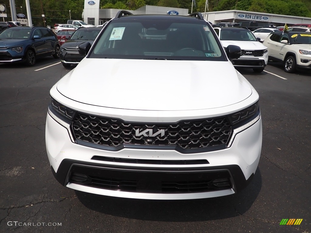 2023 Sorento X-Line SX Prestige AWD - Glacial White Pearl / Black photo #3