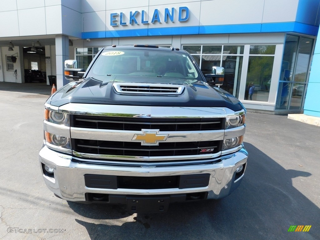 2018 Silverado 3500HD LTZ Crew Cab 4x4 - Black / Jet Black photo #3