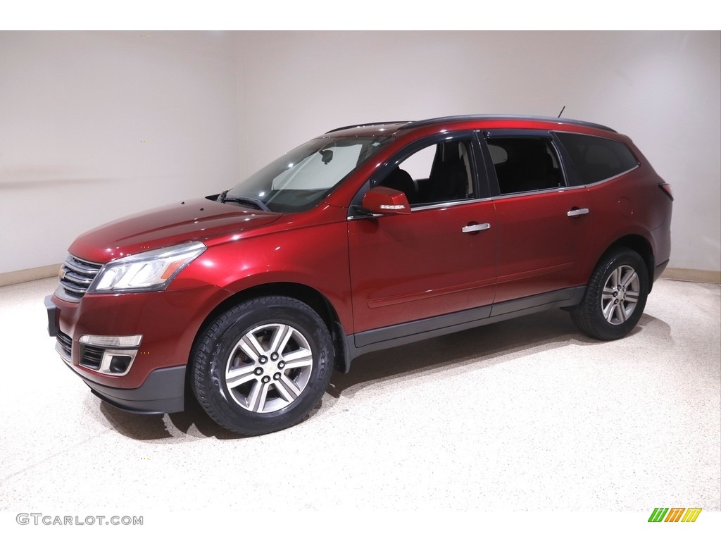 2015 Traverse LT AWD - Siren Red Tintcoat / Ebony photo #3