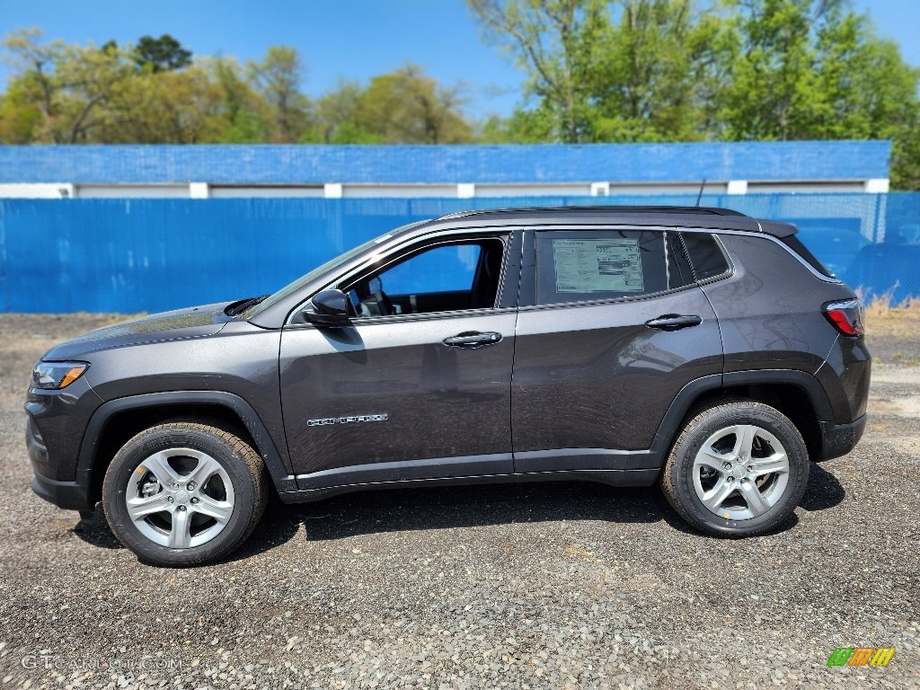 Granite Crystal Metallic 2023 Jeep Compass Latitude 4x4 Exterior Photo #146099485