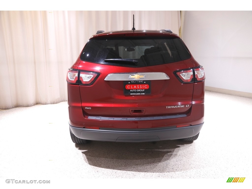 2015 Traverse LT AWD - Siren Red Tintcoat / Ebony photo #18