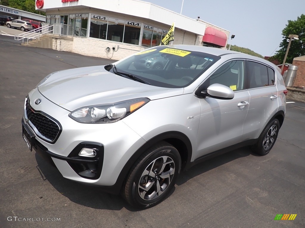 2021 Sportage LX AWD - Sparkling Silver / Black photo #4