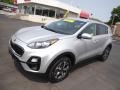 2021 Sparkling Silver Kia Sportage LX AWD  photo #4