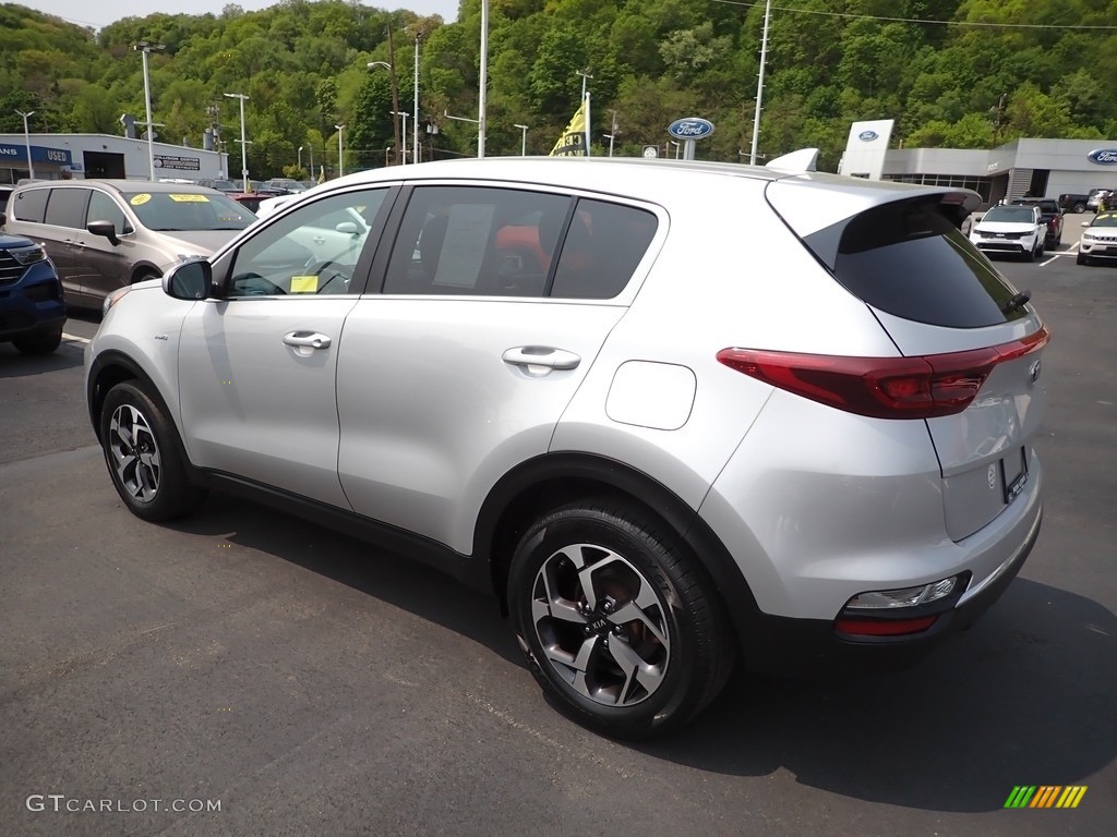 2021 Sportage LX AWD - Sparkling Silver / Black photo #6