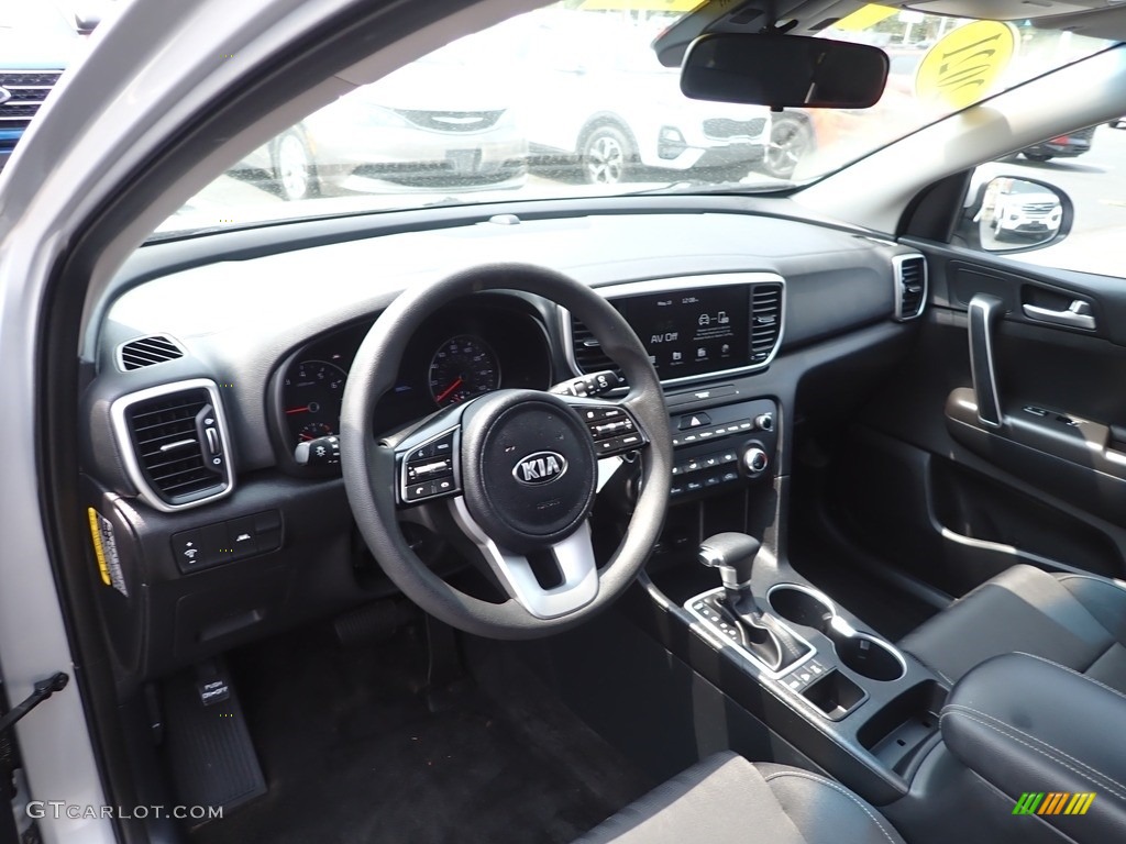 2021 Sportage LX AWD - Sparkling Silver / Black photo #13