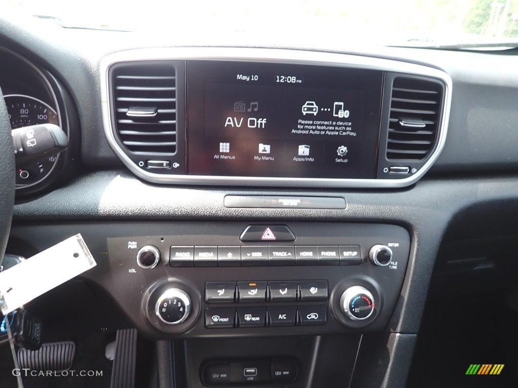 2021 Sportage LX AWD - Sparkling Silver / Black photo #15