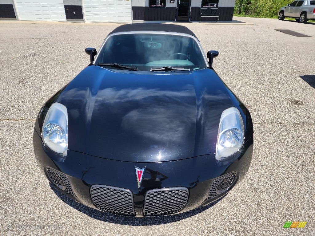 2008 Solstice GXP Roadster - Mysterious Black / Ebony photo #3