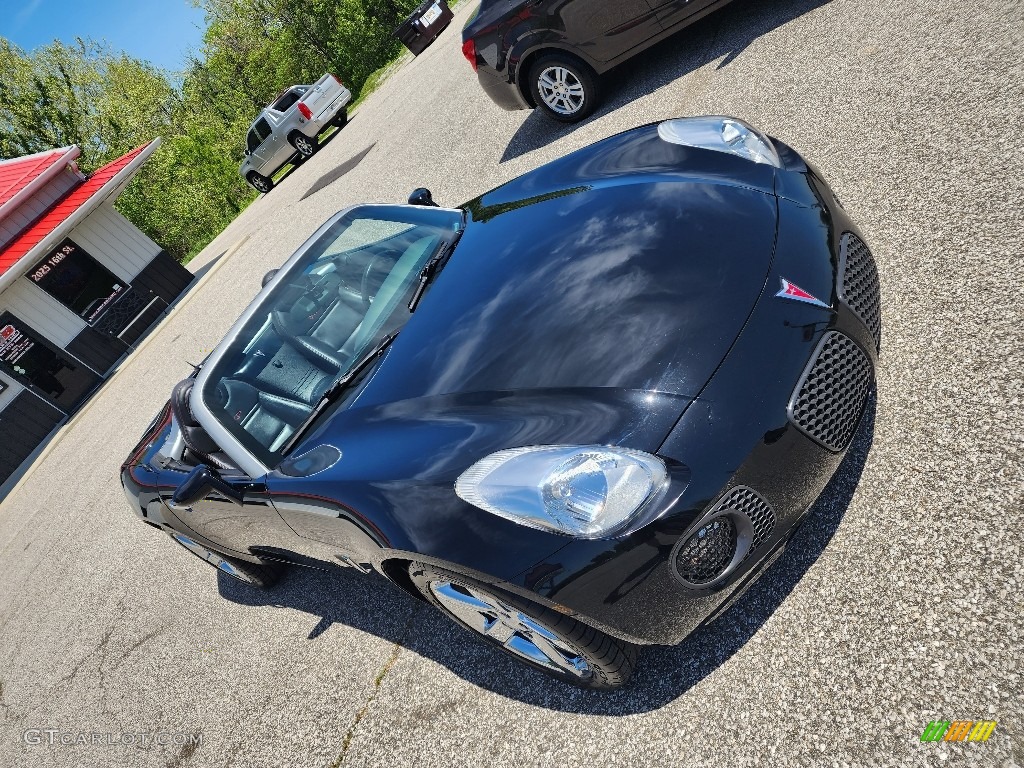 2008 Solstice GXP Roadster - Mysterious Black / Ebony photo #10