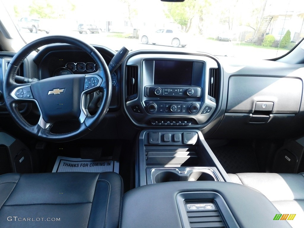 2018 Chevrolet Silverado 3500HD LTZ Crew Cab 4x4 Jet Black Dashboard Photo #146100175