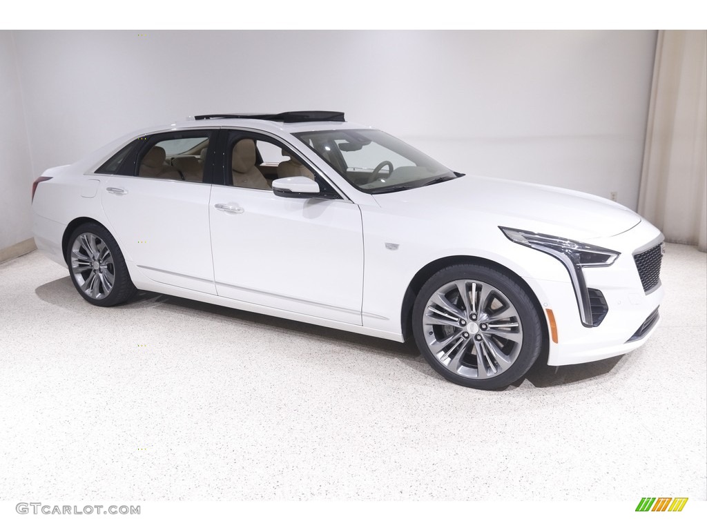 Crystal White Tricoat 2020 Cadillac CT6 Platinum AWD Exterior Photo #146100297
