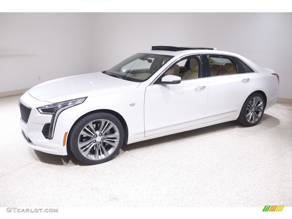 Crystal White Tricoat 2020 Cadillac CT6 Platinum AWD Exterior Photo #146100340