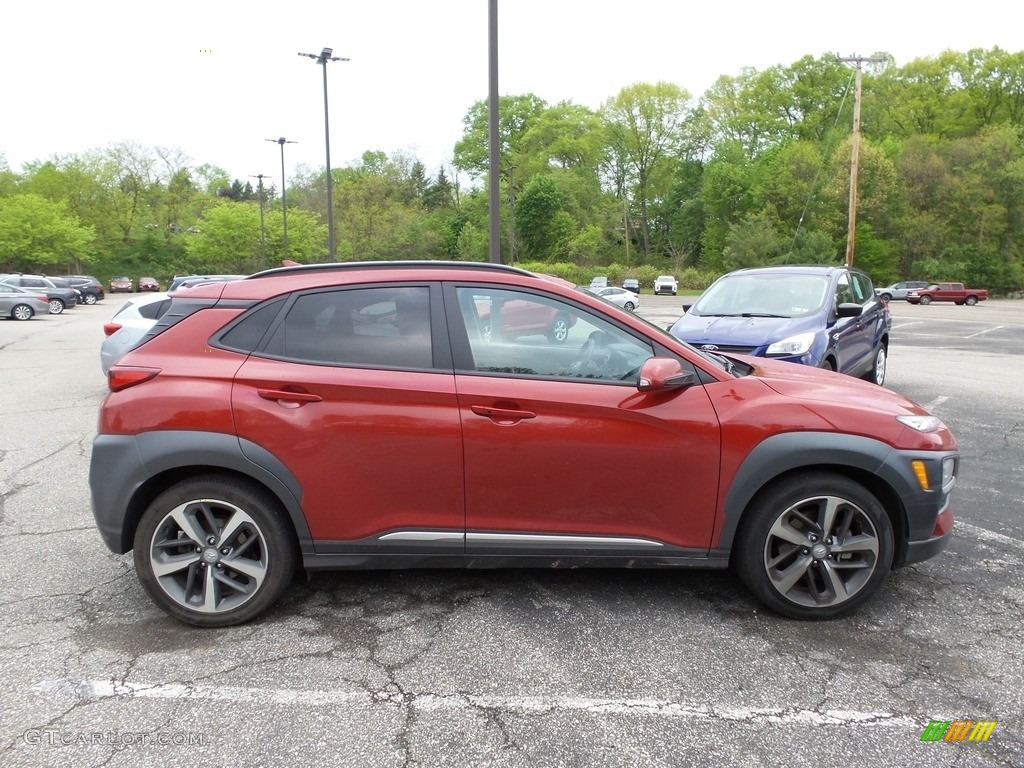 Pulse Red 2021 Hyundai Kona Ultimate AWD Exterior Photo #146100388