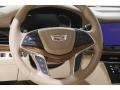 Very Light Cashmere/Maple Sugar 2020 Cadillac CT6 Platinum AWD Steering Wheel