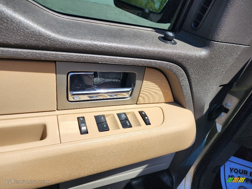 2011 F150 XLT SuperCab 4x4 - Pale Adobe Metallic / Pale Adobe photo #12