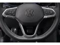 Black 2022 Volkswagen Taos SE Steering Wheel