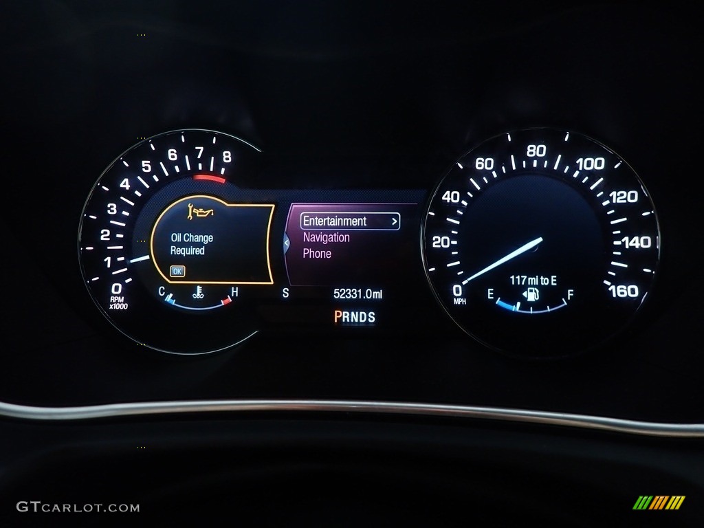 2016 Lincoln MKX Reserve FWD Gauges Photos