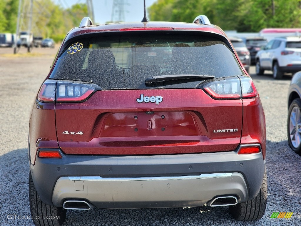 2019 Cherokee Limited 4x4 - Velvet Red Pearl / Black photo #5