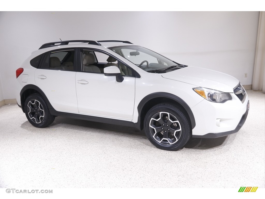 2015 XV Crosstrek 2.0i Premium - Crystal White Pearl / Black photo #1