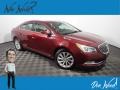 Crystal Red Tintcoat 2014 Buick LaCrosse Leather