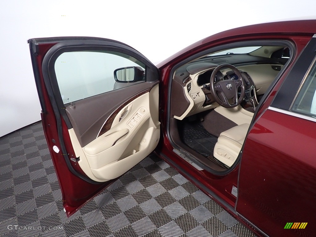 2014 LaCrosse Leather - Crystal Red Tintcoat / Light Neutral photo #19