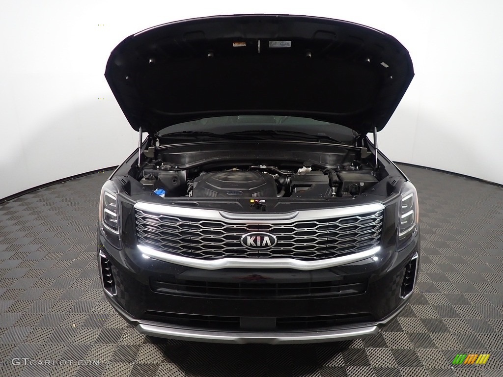 2021 Telluride EX AWD - Ebony Black / Black photo #8