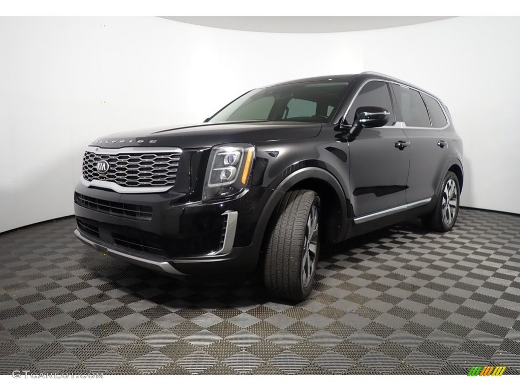 2021 Telluride EX AWD - Ebony Black / Black photo #10