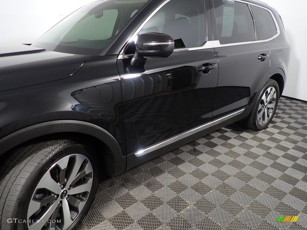 2021 Telluride EX AWD - Ebony Black / Black photo #12