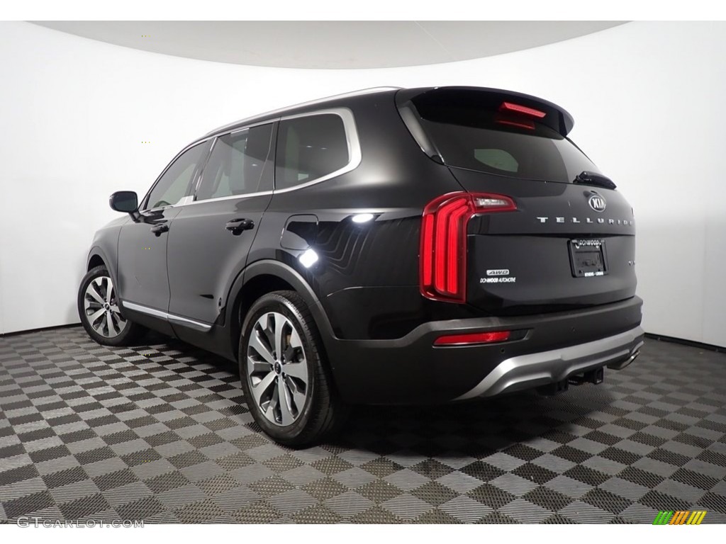 2021 Telluride EX AWD - Ebony Black / Black photo #13