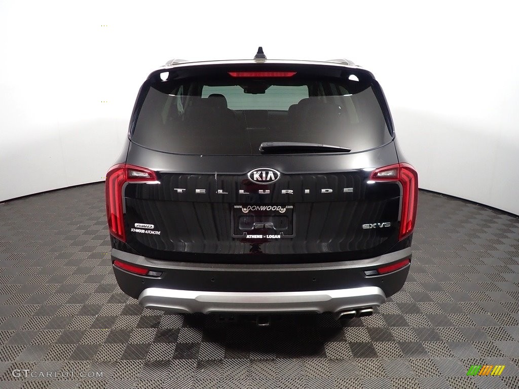 2021 Telluride EX AWD - Ebony Black / Black photo #15