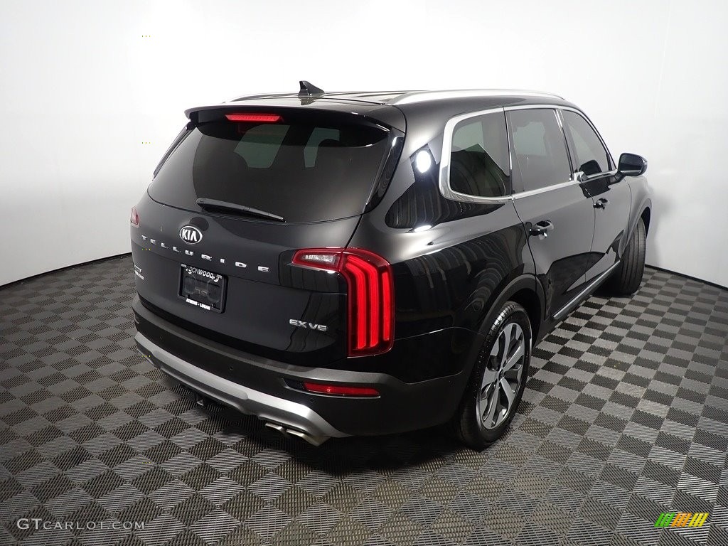 2021 Telluride EX AWD - Ebony Black / Black photo #20