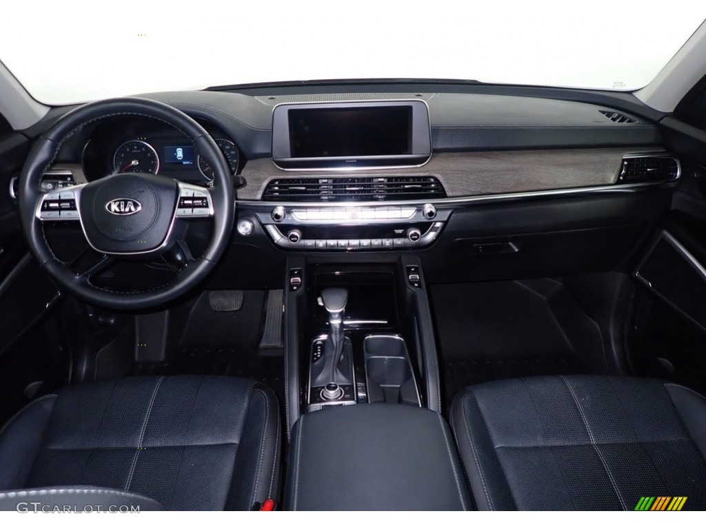 2021 Telluride EX AWD - Ebony Black / Black photo #25