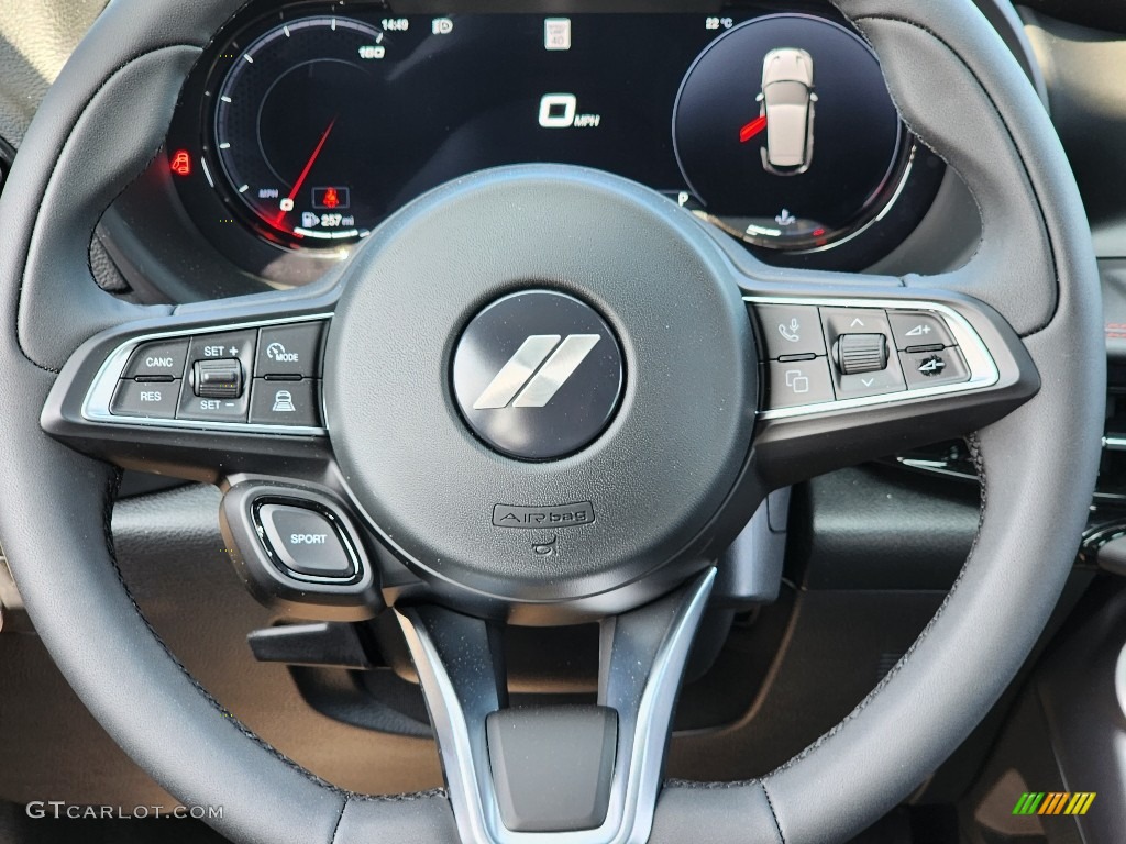 2023 Dodge Hornet GT AWD Black Steering Wheel Photo #146103808