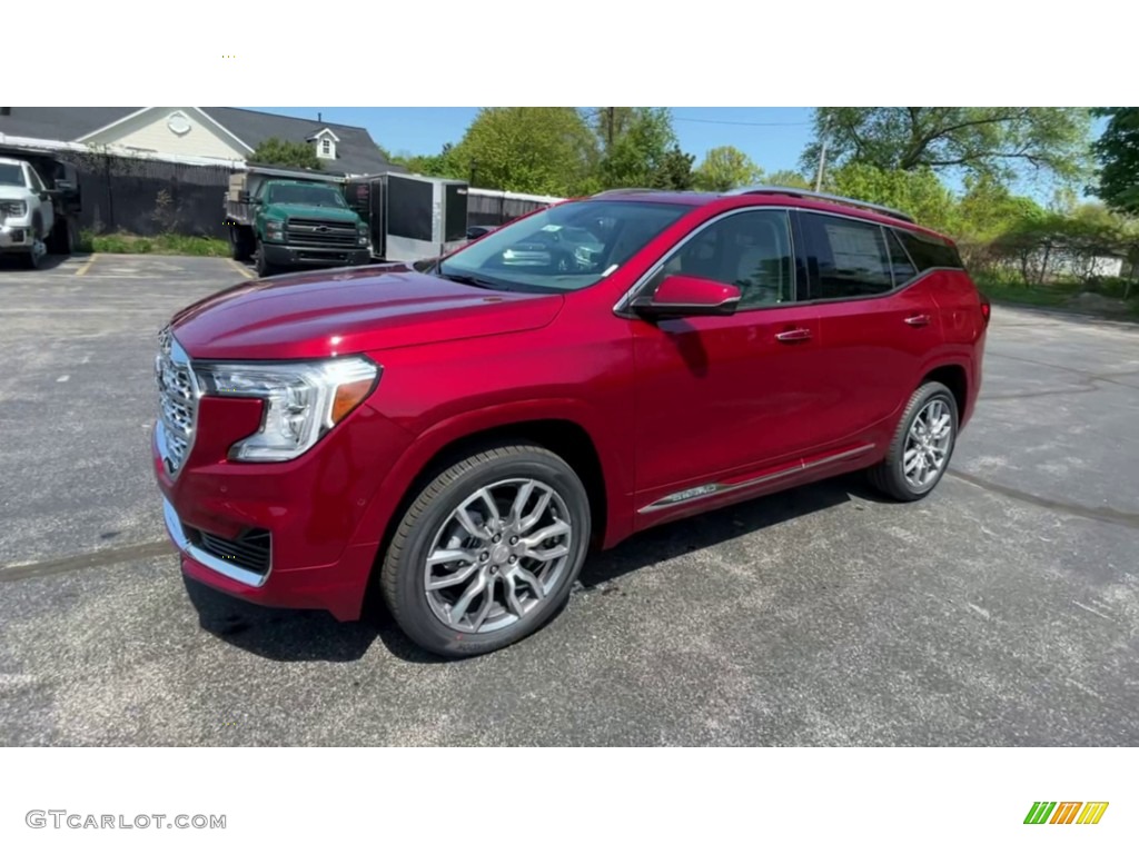 2023 Terrain Denali AWD - Volcanic Red Tintcoat / Light Platinum/Dark Galvanized photo #4