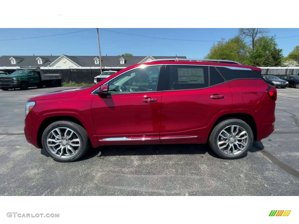 2023 Terrain Denali AWD - Volcanic Red Tintcoat / Light Platinum/Dark Galvanized photo #5