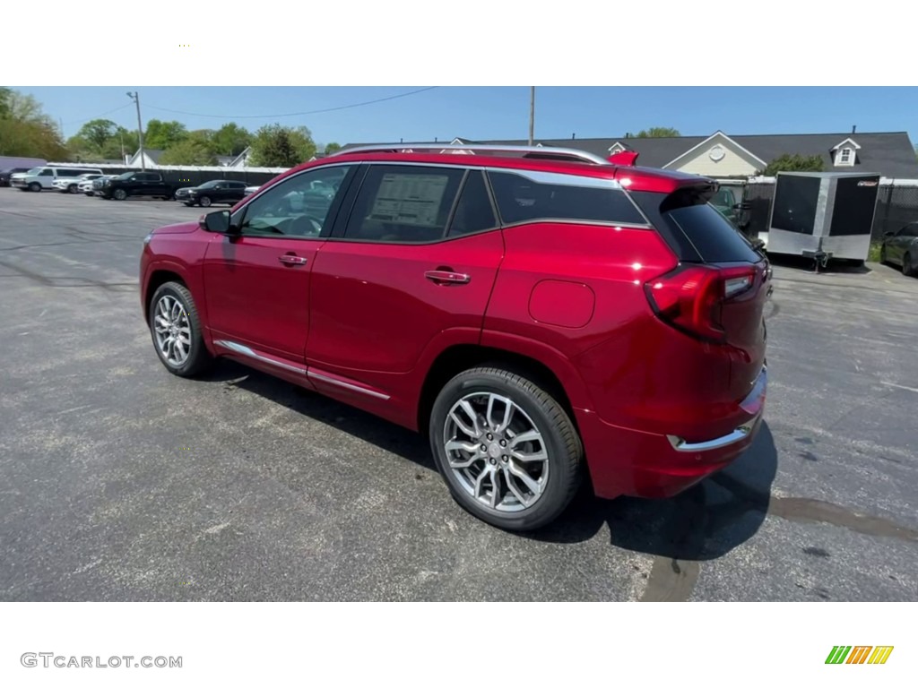 2023 Terrain Denali AWD - Volcanic Red Tintcoat / Light Platinum/Dark Galvanized photo #6