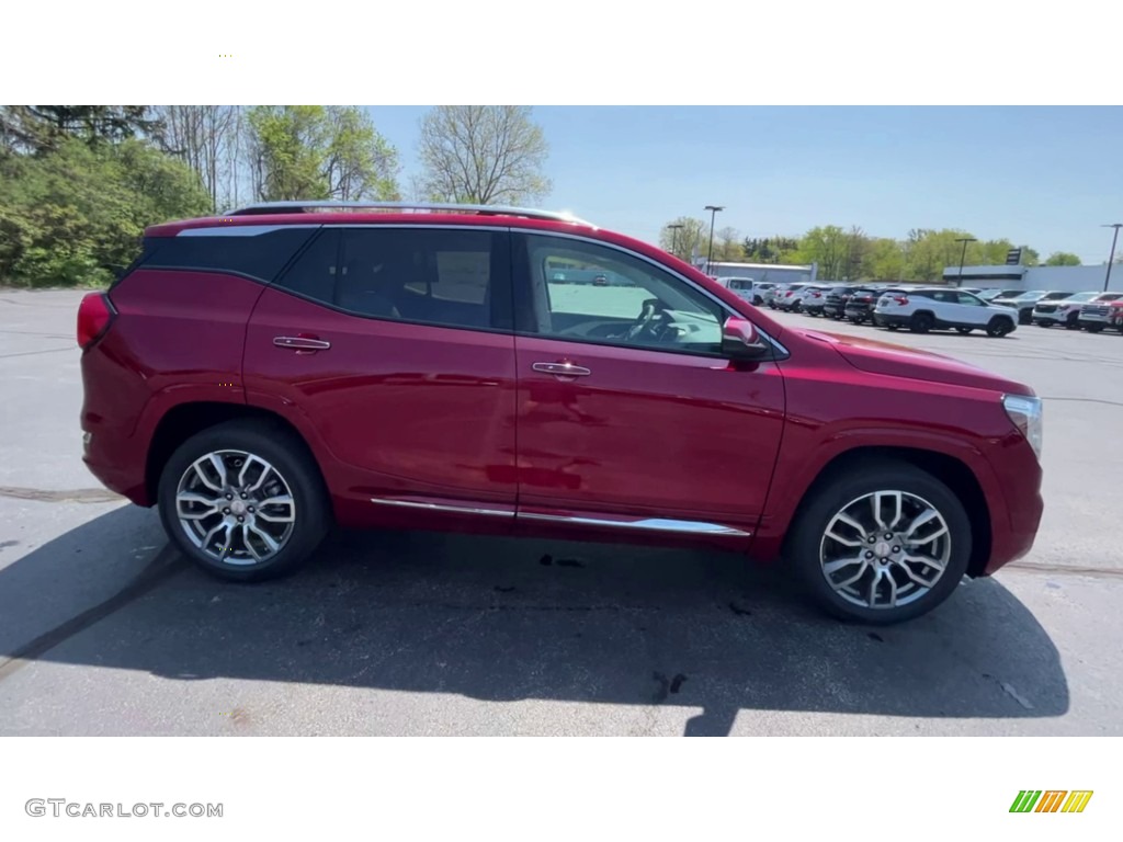 2023 Terrain Denali AWD - Volcanic Red Tintcoat / Light Platinum/Dark Galvanized photo #9